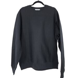 Sub Urban Riot Black Heavyweight Pullover Crew Sweatshirt  NWT Size Large